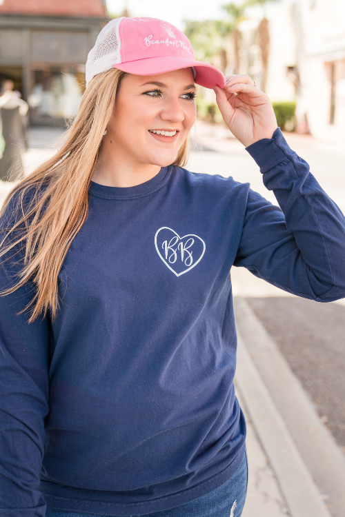Beaufort Belle Icons Tee-Navy